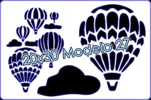 - Stencil 20x30cm Modelo 027 -